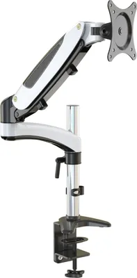 Produktbild von ERGOLEBEN GS130TK 1 Monitor Tischhalterung mit Verlängerung | 15-32 Zoll | Gasdruckfeder | höhenverstellbare | drehbar schwenkbar neigbar | VESA 75/100 | bis 8kg Monitor