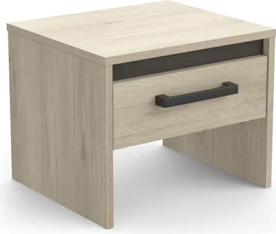 Produktbild von Nachttisch >WATSON< in Kronberg Eiche - 39,5x32,1x34,7cm (BxHxT)