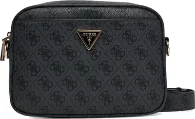 Image de GUESS Sacs Sac à bandoulière en similicuir Meridian II Camera Bag coal logo
