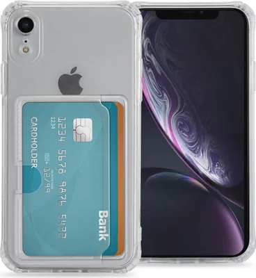 Produktbild von imoshion Soft Case Back Cover mit Kartenhalter iPhone Xr - Transparent
