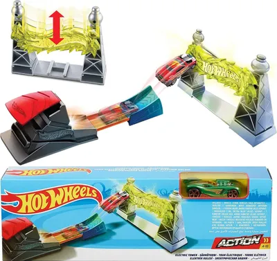 Produktbild von Hot Wheels Action FWM86, Fahrzeug- & Schienen-Set, 4 Jahr(e), Kunststoff, Mehrfarbig