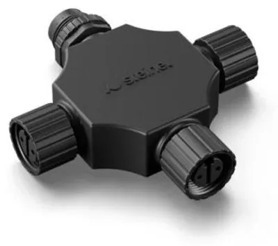 Produktbild von Steinel Kreuzverbinder 24 V, für 24V Garten-Lichtsystem, IP67, 089313