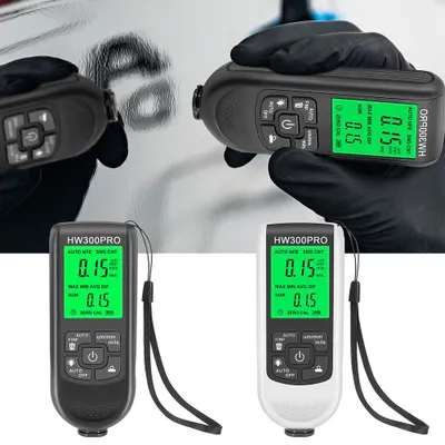 Obrázok produktu pre Meradlo hĺbky – digitálny displej – samonapráškovanie – 0–2000 µm – Fe/Nfe
