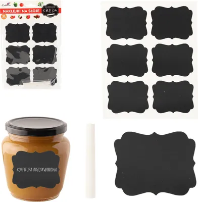 Obrázek produktu pro Sada 18 samolepek pro zvedáky 6,5X5,5 cm + samolepka na sklo