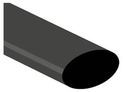 Produktbild von Schrumpfschlauch 25,4mm - schwarz - 25 Stück.