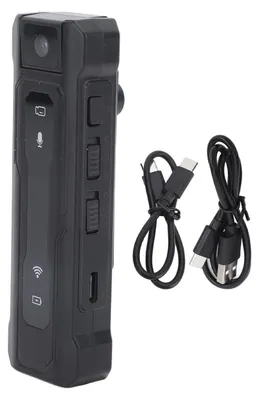 Produktbild von Rückclip-Kamera WIFI 1200 mAh 1080P Bewegungserkennung Nachtsicht Anti-Shake 180 Grad verstellbares Objektiv Tragbare Tasche für Besprechungen