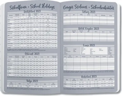 Produktbild von Wochenkalender Jolie 2024 ca. A6 1 Woche/2 Seiten Hardcover midnight blue Packung mit 2 Stück