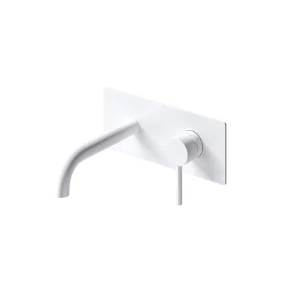 Produktbild von doporro Design Armatur in weiß Waschbeckenarmatur praktischer Einhebelmischer im modernen Design Waschtischarmatur