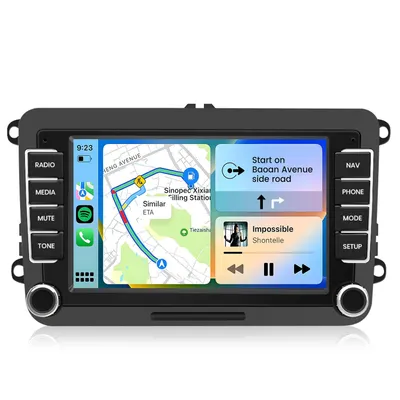 Immagine prodotto di Autoradio Hexinex da 7 pollici con Android 15 per VW / Skoda / Seat, 1 GB + 32 GB, Wi-Fi, GPS, Bluetooth