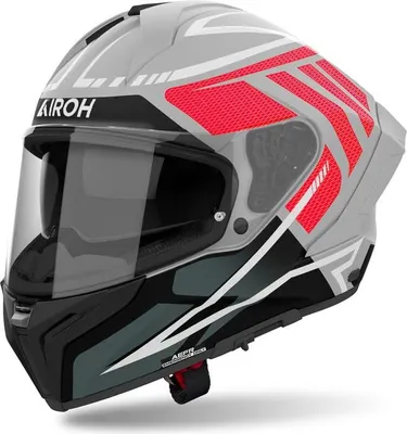 Zdjęcie produktu dla Kask AIROH Matryx Rider Black Grey Red Matt rozmiar XS