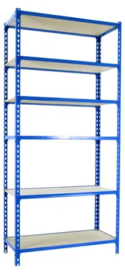 Produktbild von PROREGAL Schwerlastregal GIANT MULI | HxBxT 250x100x40cm | 6 Fachböden | Fachlast 150kg | Blau | Lagerregal Kellerregal Werkstattregal Metallregal Fachbodenregal Steckregal
