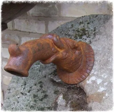 Produktbild von Wasserspeier, Brunnenauslauf, Fabelfisch, f. Wandbrunnen, Auslauf