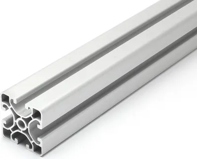 Produktbild von Länge 1960mm - Aluminiumprofil 40x40E I-Typ Nut 8 (ultraleicht), silber eloxiert. Aluminium Profil 40x40 Alu Profil 40 x 40 Montage- Systemprofil