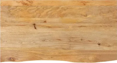 Image de Plateau de table avec arête d'arbre 120x60x2,5 cm bois massif mangue