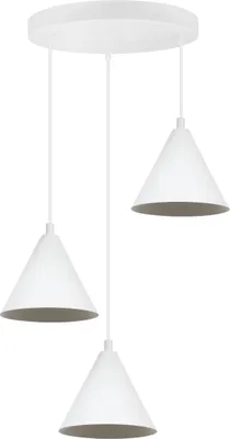 Produktbild von Hängelampe Soho Weiß 3-flammig 14cm E14