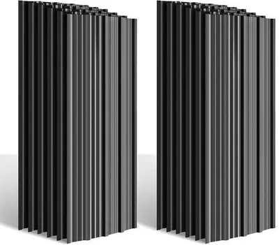 Productafbeelding van Trapeziumvorm, 129 x 46 cm - Verzinkt, weerbestendig, eenvoudig te monteren - 14,24 m² - Anthraciet