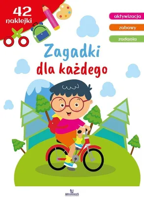 Produktbild von Książka edukacyjna dla dzieci z zagadkami i naklejkami