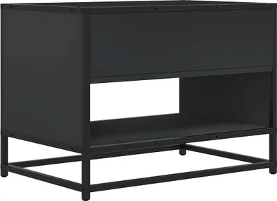 Produktbild von vidaXL TV-Schrank Schwarz 61x40x46 cm Holzwerkstoff und Metall