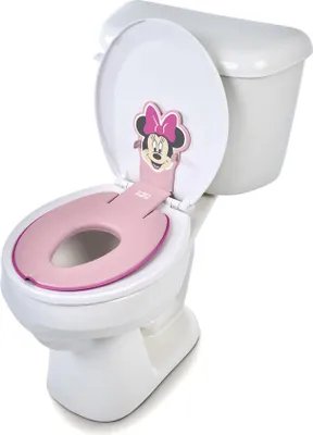 Produktbild von DISNEY BABY – MINNIE – Universeller, selbstklebender Kinder-WC-Sitzverkleinerer? Innovativ. Schnelle Montage. Semi-permanent.
