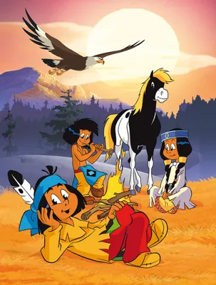 Immagine prodotto di Tappeto per bambini Yakari Campfire 100x133 cm
