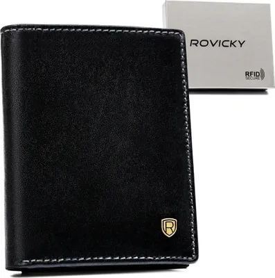 Image de Porte-cartes en cuir TW-01-RVT NOIR
