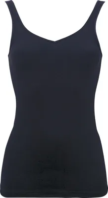 Produktbild von Mey Damen-Unterhemd Noblesse" schwarz 48"