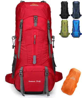 Image de Sac à dos 70+5L grande capacité - léger 1,36 kg - étanche - multifonctionnel