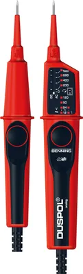Produktbild von BENNING DUSPOL analog Spannungsprüfer 2-polig, 12-1000V AC/DC, 260 mm, Vibrationsalarm, IP65, CAT IV 600V / CAT III 1000V