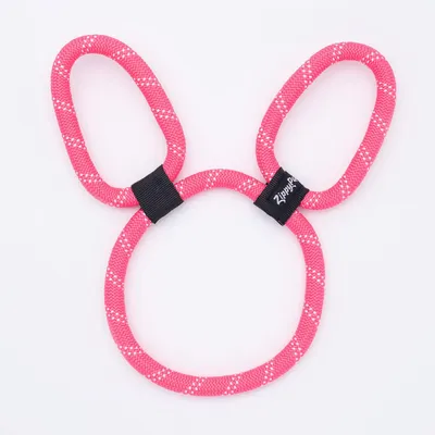 Produktbild von ZippyPaws ZippyRope Hase Hundespielzeug | Robustes Seilspielzeug mit Plüsch und