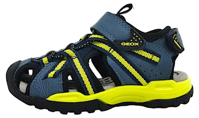 Image de Sandales Geox J Borealis B.B pour garçons, couleur bleue, chaussures de loisirs