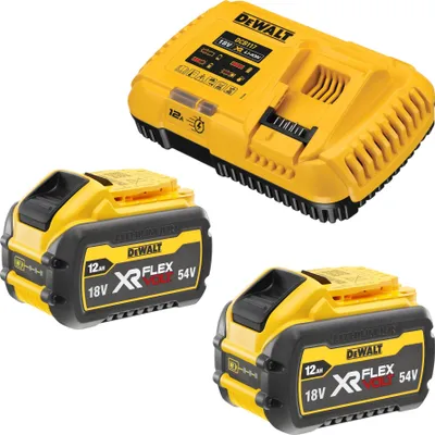 Produktbild von DeWalt DCB 117 Y2 Akku Starter Set 18 V Ladegerät 12 A + 2x DCB 548 Akku 12,0 Ah