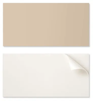 Produktbild von Montagefertige Vinylplatte mit Dekordruck, 100 x 50 cm, beige