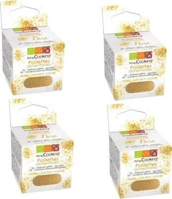 Produktbild von Goldene essbare Flocken 20 g