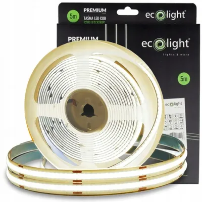 Obrázok produktu pre LED COB pásik 480 7W/m 4000K IP20 12V 5mm / 5m P EC20694 Eco Light