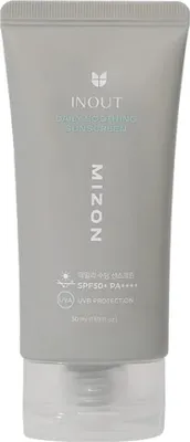 Zdjęcie produktu dla MIZON Łagodzący krem do twarzy UV Inout Daily Soothing Sunscreen SPF50+ PA++++ 50ml