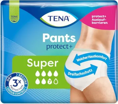 Zdjęcie produktu dla Tena Pants Protect+ Super, rozmiar M, 12 sztuk