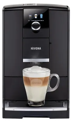 Produktbild von Nivona NICR 7’90, Espressomaschine, 2,2 l, Kaffeebohnen, Eingebautes Mahlwerk, 1455 W, Schwarz, Edelstahl