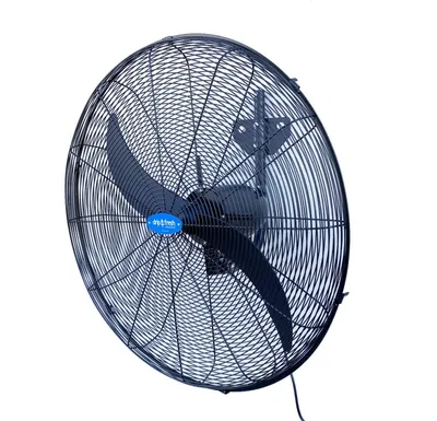 Image de Drip&Fresh - C5160 Ventilateur antibrouillard industriel avec support mural, régulateur de vitesse à 3 niveaux, orientation à 180°, 2 pales, 130 W, 220/240 V, 50 Hz, diamètre 50 cm, multicolore