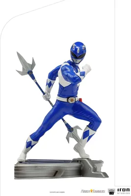 Produktbild von Iron Studios Power Rangers - Blue Ranger Statue 1/10