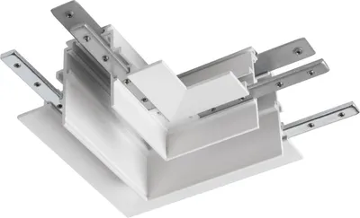 Produktbild von SLV 1006588 L-Verbinder mechanisch, 48V TRACK, für Einbauschiene tief, links, weiß