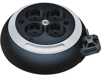 Obrázek produktu pro Brennenstuhl Comfort Line CL-S, 4 AC zásuvky / AC zásuvek, Černá, Bílá, 3 m, 185 x 185 x 60 mm