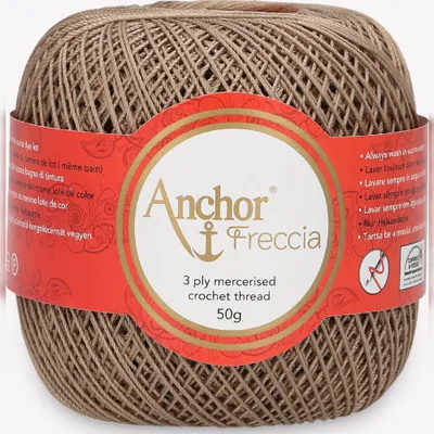 Obrázok produktu pre Anchor Freccia 12 - mercerizovaná bavlnená niť na jemné háčkovanie (farba 00392)