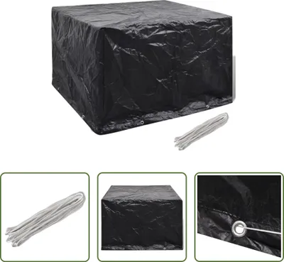 Obrázek produktu pro The Living Store Obal na zahradní nábytek 8 oček 135x135x90 cm