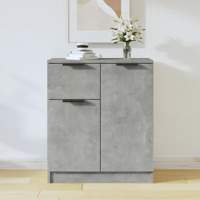 Produktbild von The Living Store Sideboard Betongrau 60x30x70 cm Holzwerkstoff