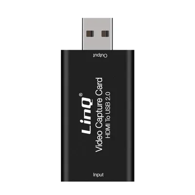 Obrázek produktu pro LinQ, HDMI / USB 2.0 Full HD 4K UHD Audio-Video-Capture-Card, LinQ, černá