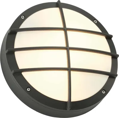 Zdjęcie produktu dla SLV Bulan Grid 229085 Outdoor wall light Energy-saving bulb, LED (monochrome) E-27 50 W Anthracite