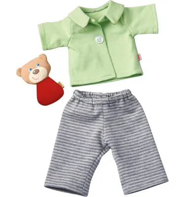 Produktbild von HABA Kleiderset Gute Nacht, Puppenzubeh&#195 &#182 r (30 cm)