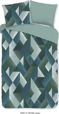 Obrázok produktu pre Dobré ráno Bettbezug "grafická tlač" - Grün - (140x200/220 cm) - Baumwolle