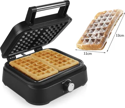 Produktbild von Belgisches Waffeleisen DeLuxe Piano Black