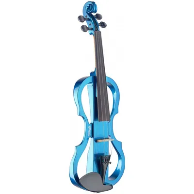 Immagine prodotto di Stagg EVN X-4/4 MBL 4/4 violino elettrico set violino elettrico blu metallizzato incl....